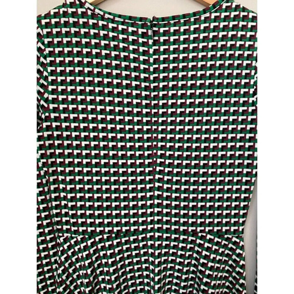 Michael Kors Women’s Size Small Fit & Flare Stretch Jersey Dress Palmetto Green - Picture 15 of 16